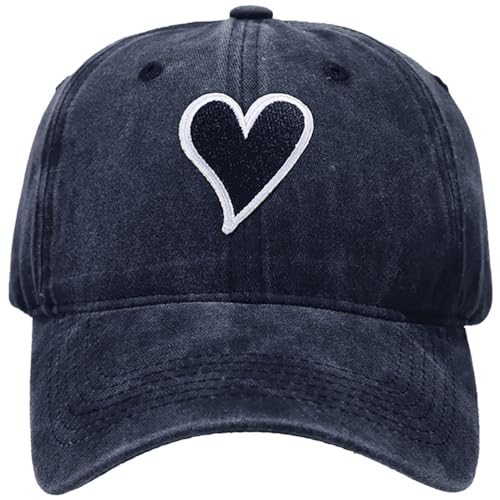 Image of XYIYI Vintage Washed Distressed Baseball Cap Adjustable Cotton Dad Hat for Women Men