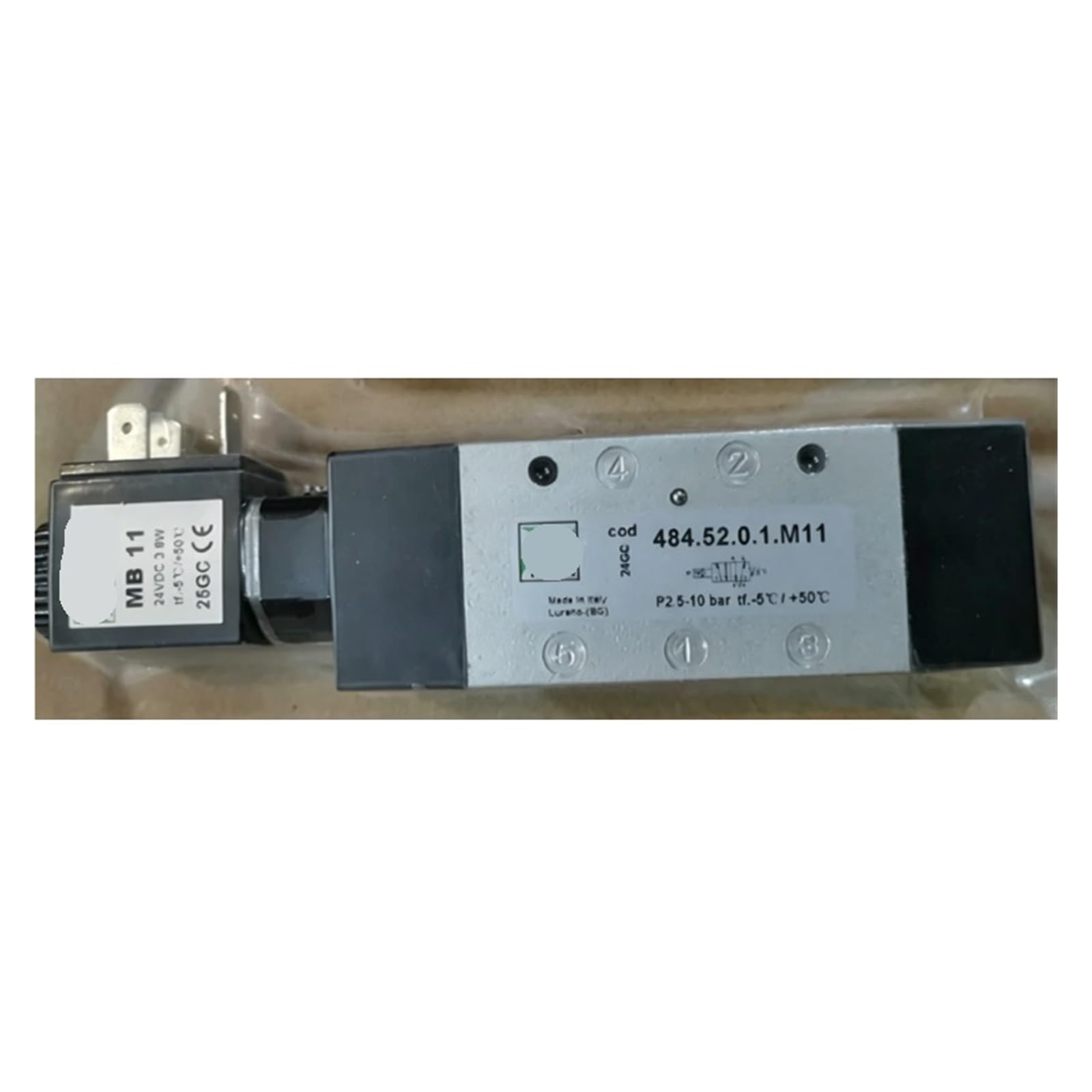 CLEUFWKO 1pcs 488.52.0.1.M11 488.52.0.1.M2 488.52.0.1.M57 MB56 MB57 MB58 Solenoid Valve(488.52.0.1.M11)