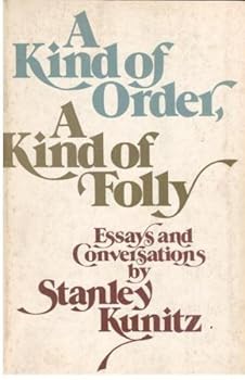 Paperback A Kind of Order, A Kind of Folly / Essays and Conversations Book