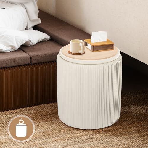 2pcroundvelvetottomanwithstorageupholsteredpouffootrestfordormbohocoffeetablestoolscutecircleottomanwithstoragemultifunctionalvelvetstorageottomanforlivingroombedroom Urban Country Home Decor 2pc round velvet ottoman with storage upholstered pouf foot rest for dorm boho coffee table stools cute circle ottoman with storage multifunctional velvet storage ottoman for living room bedroom urban country home decor