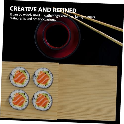 Plato sushi creativo madera sintética MAGICLULU miniatura 7