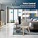 Smart Curtains System, Electric Curtain Track Works with Apple Homekit, Automatic Curtain Opener with Electric Curtain Tracks, Compatible with Alexa Google Home Apple Home (2.1M (82.6 inch))