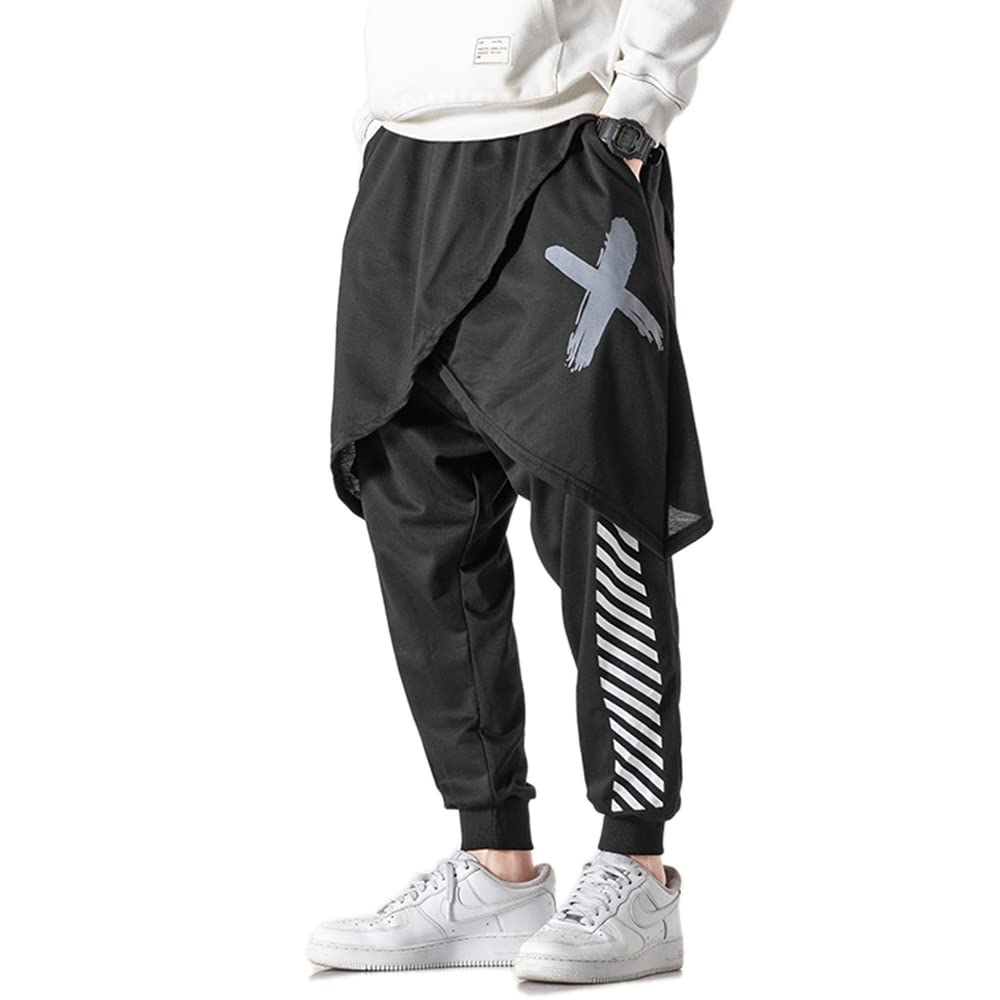 Pdtxcls Mens Jogger Drop Crotch Pants Sweatpants Fashion Hip Hop