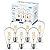 ANWIO ST21 LED Filament Bulb 7W(60 Watt Equivalent) Dimmable 2700K Warm White Vintage Edison Light Bulb E26 Medium Base (6-Pack)