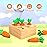 Wdmiya Montessoritoys for 1 Year Old, Wooden Toys Developmental Shape Sorting & Matching Puzzle Carrots Harvest Game, Birthday Gifts for Toddlers Babies Boys and Girls 6-12 Months Christmas