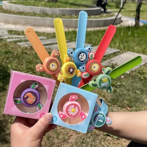 Image of BELOXY Cartoon LED Light Kids Rakhi Toy Boy Girl, Slap Band Cartoon Wrist Band with LED Light Up Great Birthday Gift Toys for Kids (Assorted Color and Model)