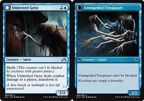 Magic The Gathering - Uninvited Geist // Unimpeded Tresspasser (094/297) - Shado