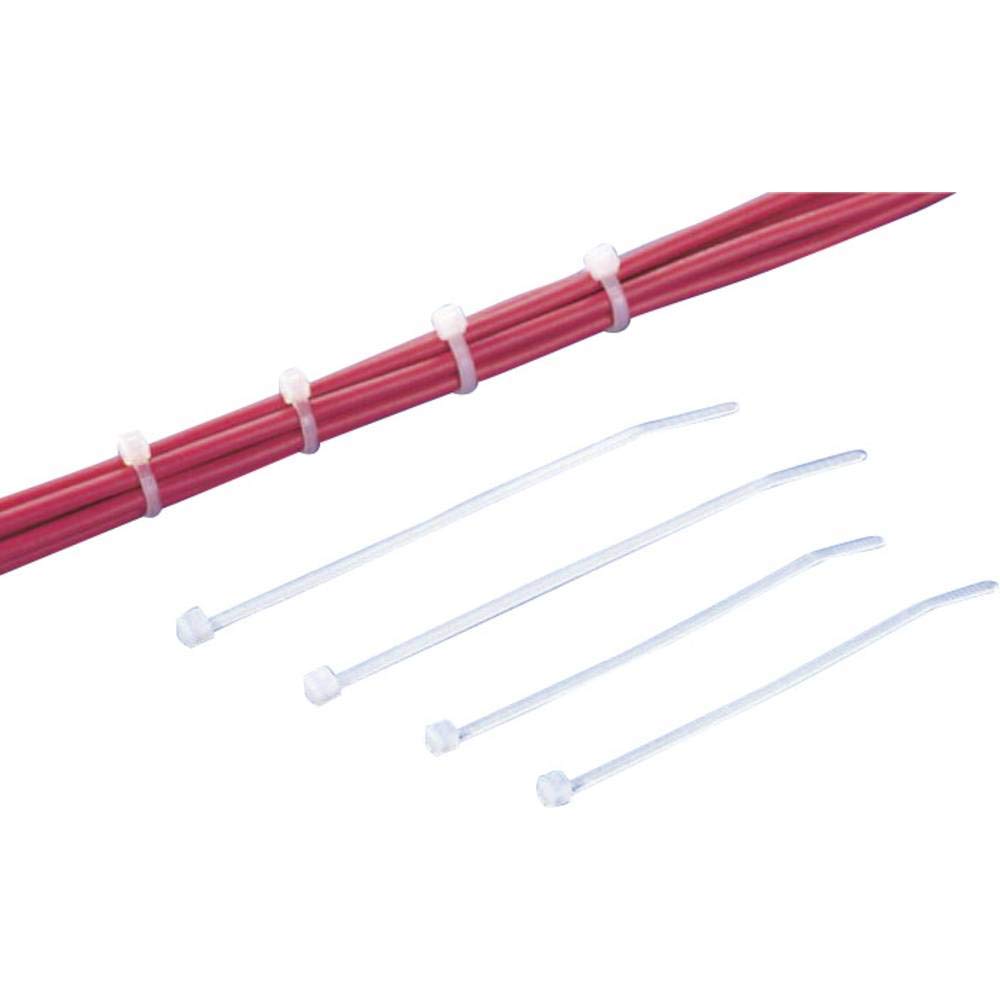HELLERMANNTYTON 11-08229 T80I-PA66-NA-C1 Opaska kablowa 300 mm 4,70 mm Naturalny stabilizowany termicznie 100 szt.(y)