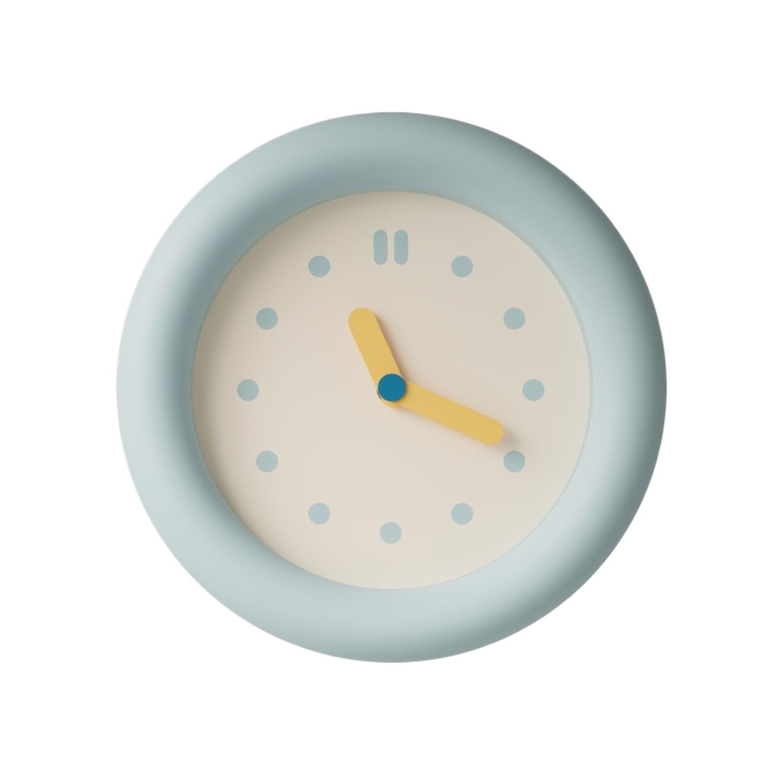 DFHS46JK Wall Decor Cute Geometric Wall Clock for Home Silent Battery Powered Versatile for living room decor(Without a pendulum)