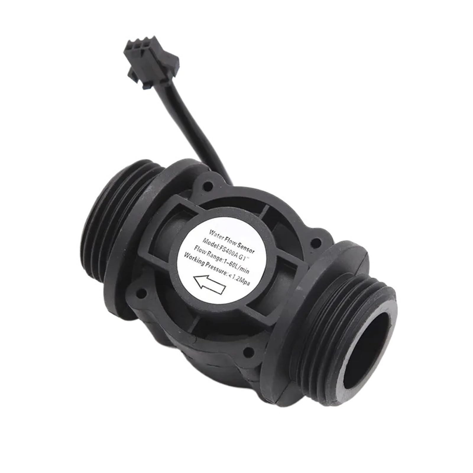 SDGBCXD flow meter, Water Level Sensor Switch Liquid Flow Meter Counter FS400A G1'' DC5-24V 1-60L/min
