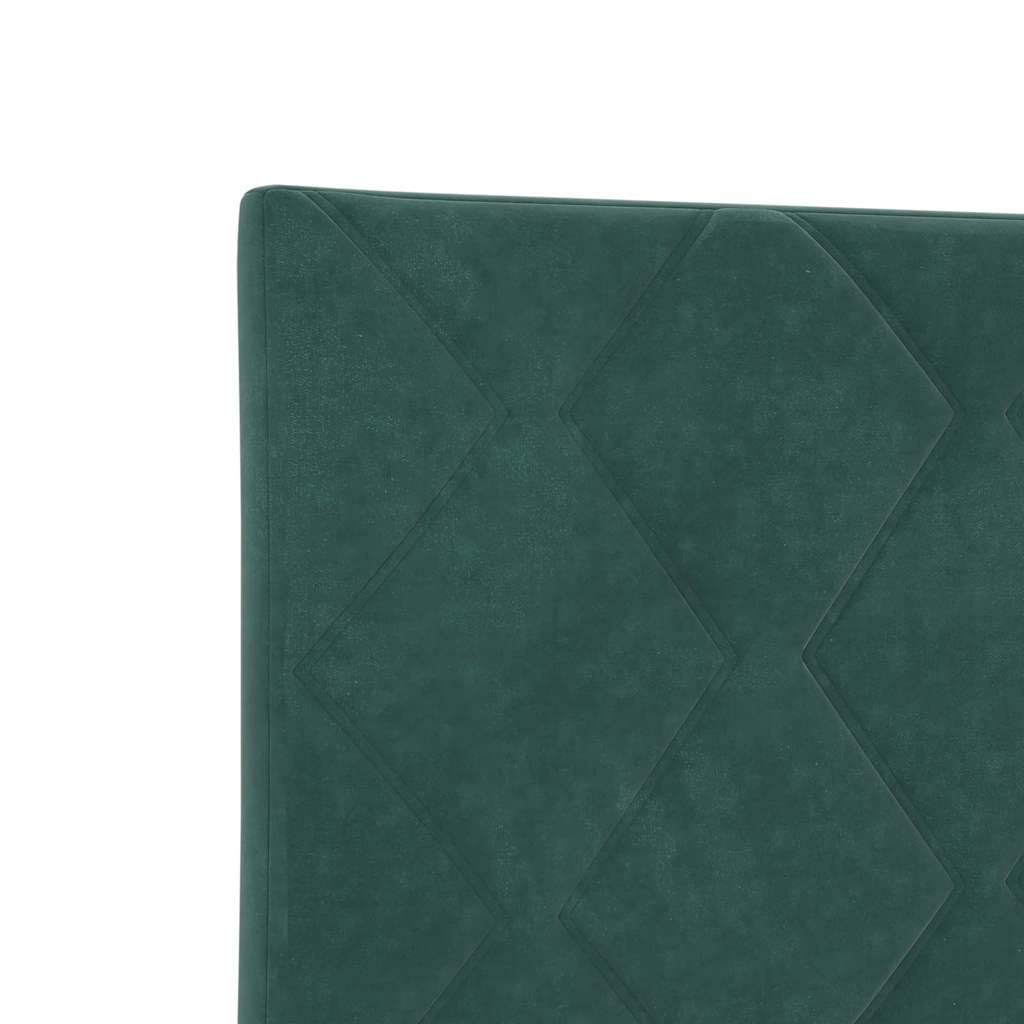 Cabecero verde oscuro 80 cm terciopelo 78/88 cm ajuste altura madera de pino dormitorio invitados habitación juvenil