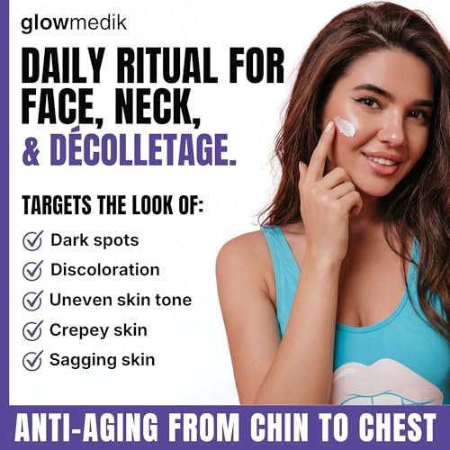 Image of Glowmedik Pro-Collagen Retinol Super Cream - Anti-Aging Face Moisturizer | Retinol Night Cream for Wrinkles & Fine Lines | Firms & Hydrates with Hyaluronic Acid | Face & Neck | Made in USA