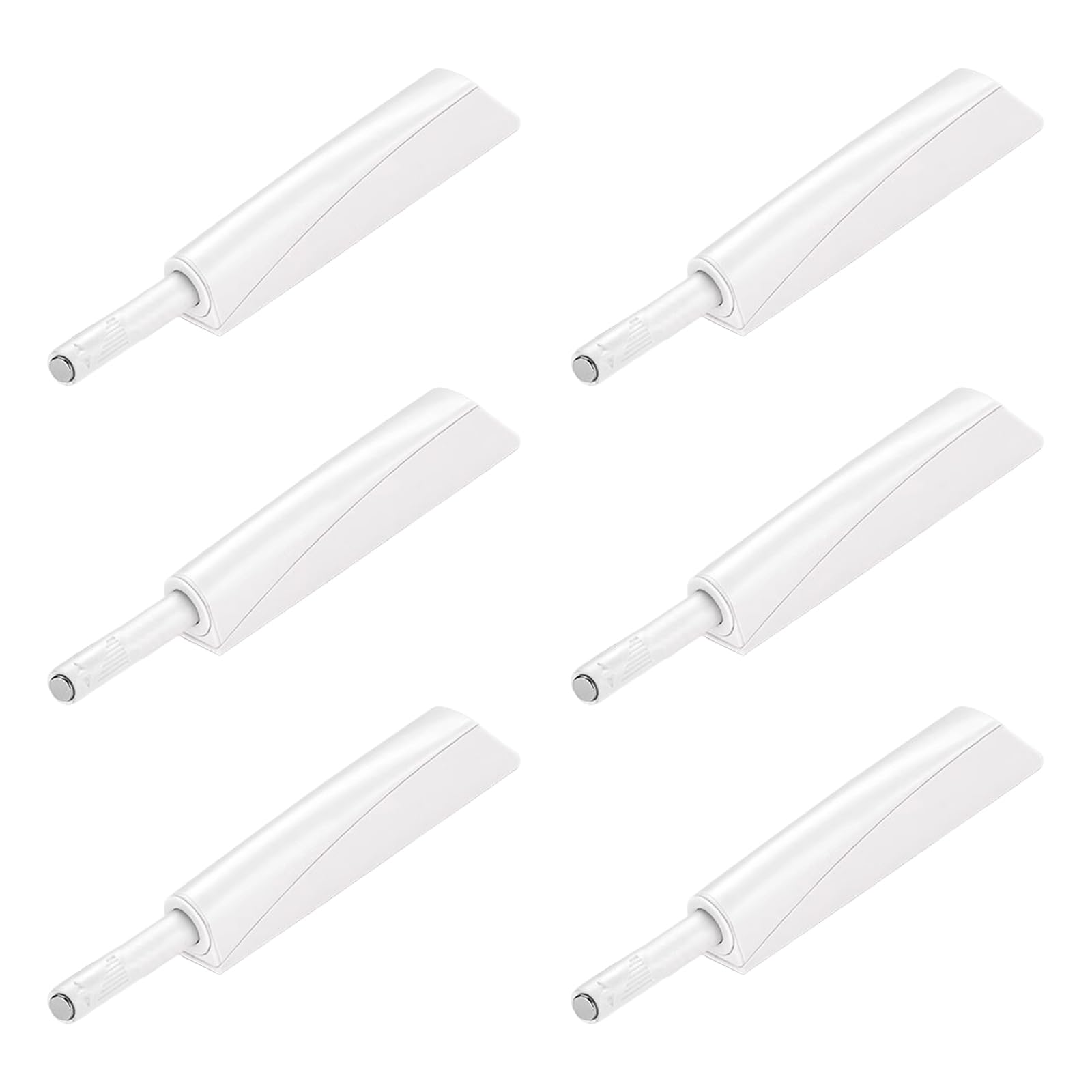 6Pcs Drawer Rebounders Touch Open Latches Drawer Push Latches Press Rebounds Device Push to Open Buffer Cabinet Touch