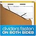 Pendaflex Classification Folders, 2 Dividers, 2