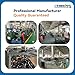 GYMMEDS Front Lower Control Arms with Ball Joints + Sway Bar Links + Inner Outer Tie Rods Replacement for 2003 2004 2005 2006 2007 2008 Toyota Corolla Suspension Kit - 10 pcs Set K640360 K640361.