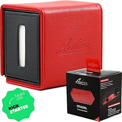 Quiver Time Citadel Deck Block Red Storage Box Cover