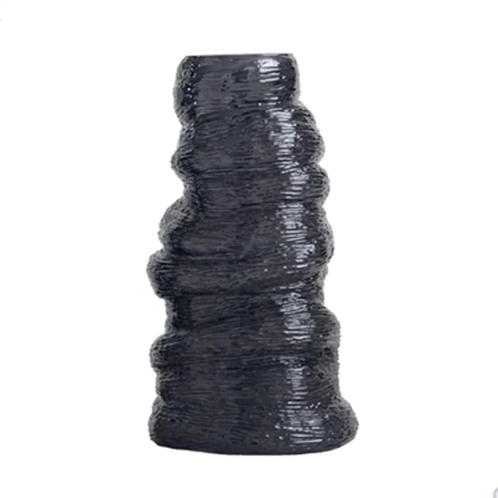 Vase en forme torsadée grand modèle pour arrangement floral moderne
