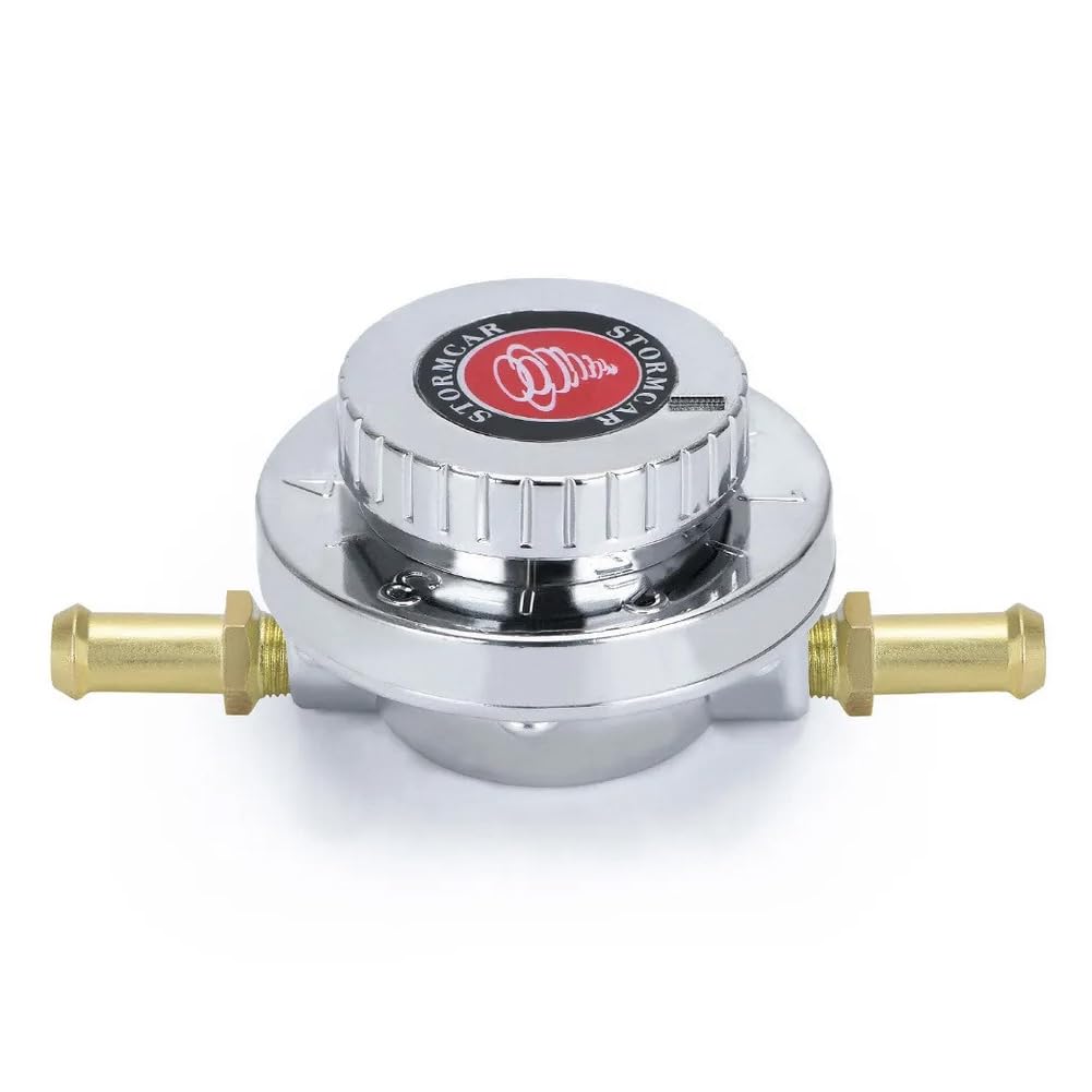 Régulateur de pression de carburant universel réglable 1-6 PSI pour moteurs à carburateur
