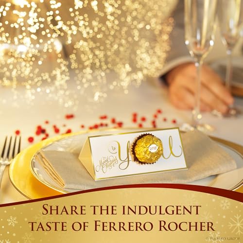 image for Ferrero Rocher, Premium Milk Chocolate Hazelnut, Individually Wrapped,