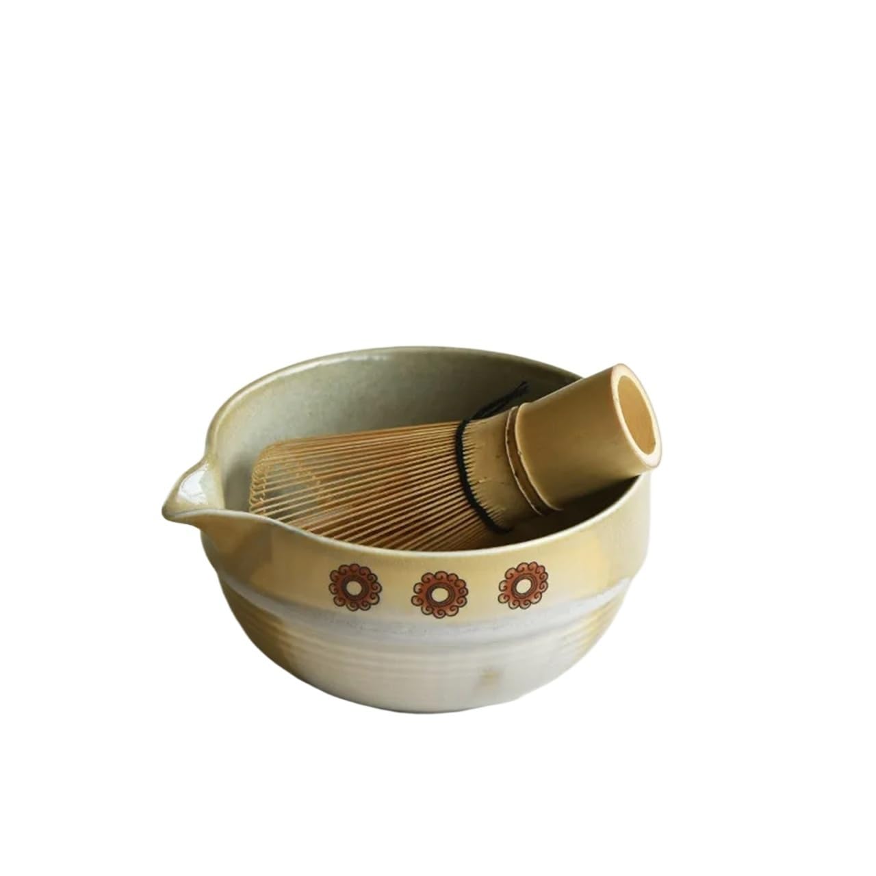 Set de Matcha estilo dinastía Song con patrón Ruyi: Kit completo de inicio de té verde en polvo con utensilios for preparar matcha