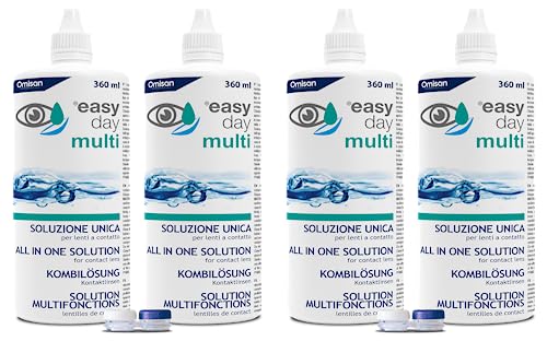 Easy Day Soluzione Unica per Lenti a Contatto - 4x360 ml