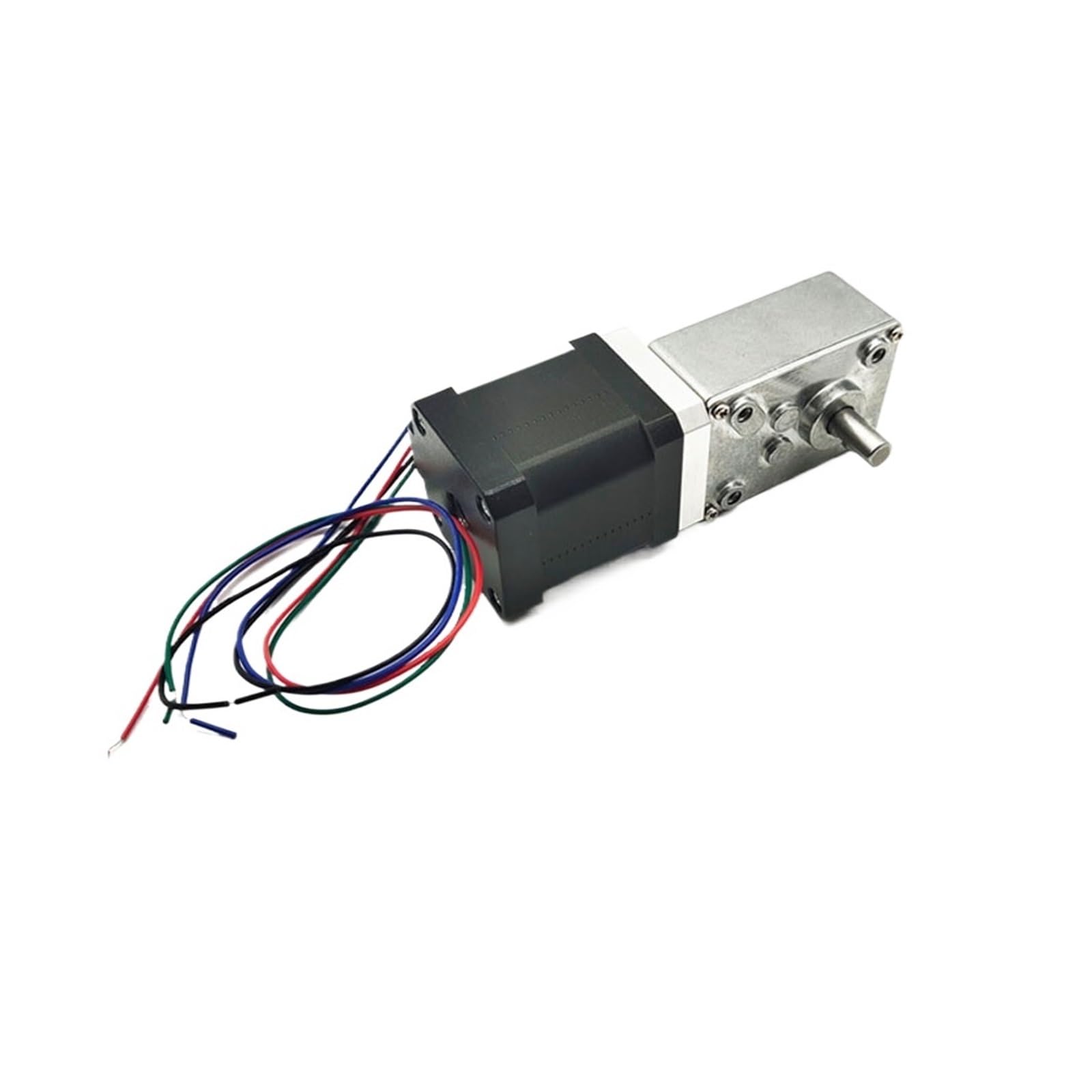 Motore di riduzione dell'ingranaggio a verme Motori passo-passo 42BY 12V Motori passo-passo a vite senza fine 24V DC Riduttore autobloccante Riduttore di velocità a vite senza fine(Ratio 1-49,Package