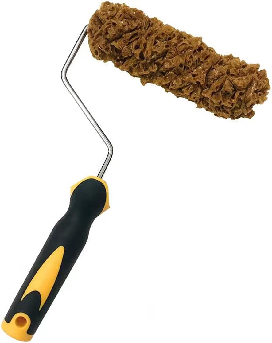 Texture Paint Rollers, Texture Pattern Paint Roller Brush | Decorate for Wall Painting Tool | Texture Sponge Paint Roller | Decor Art Painting Roller for Home Wall
