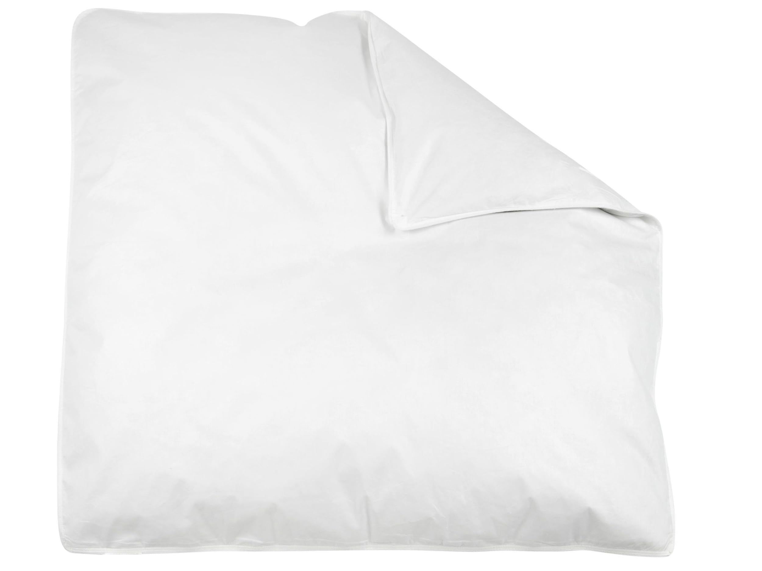 ZOLLNER - Lot de 1 - Couette bébé - Blanc - 80x80 cm - Coton | STANDARD 100 by OEKO-TEX - lavable à 60°C - QUALITÉ HÔTELIÈRE