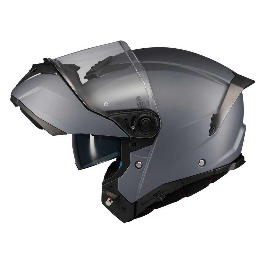 MT Helmets Atom 2 SV, Casco moto Modular Flip-Up, Visor Solar Retráctil, Interior Lavable, Preparado Intercomunicador UCS, Bloqueo frontal, Visor con posición Ventilación, Homologado ECE 22.06 & DOT