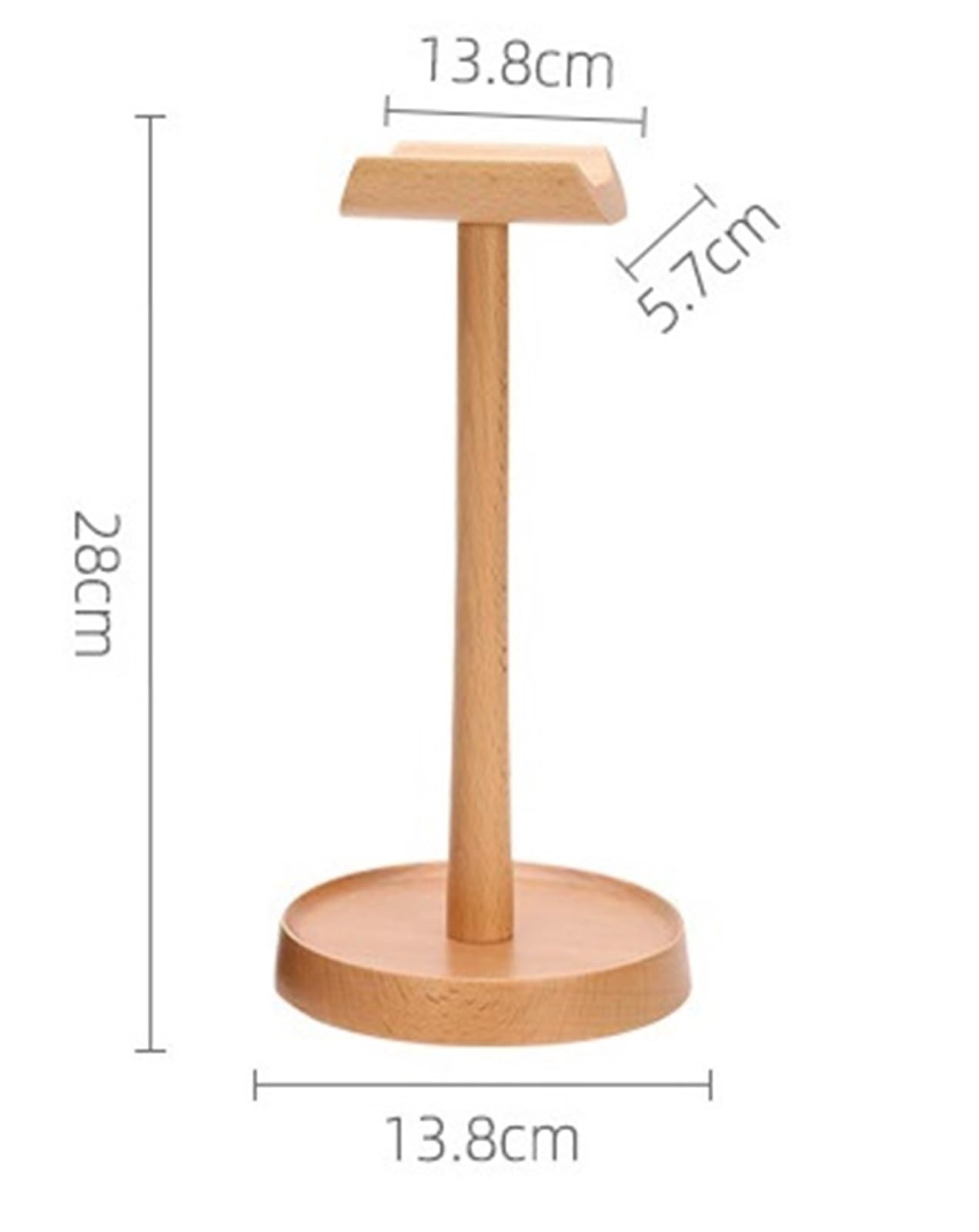 Supporto per Cuffie, Gancio per Cuffie, Appendiabiti in Legno, Supporto Creativo per Cuffie