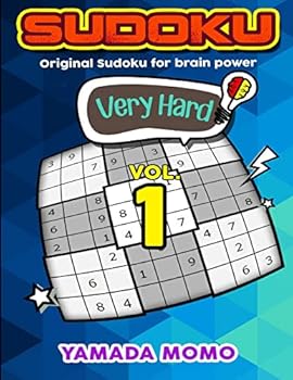 Paperback Sudoku Very Hard: Original Sudoku For Brain Power Vol. 1: Include 300 Puzzles Very Hard Level Book