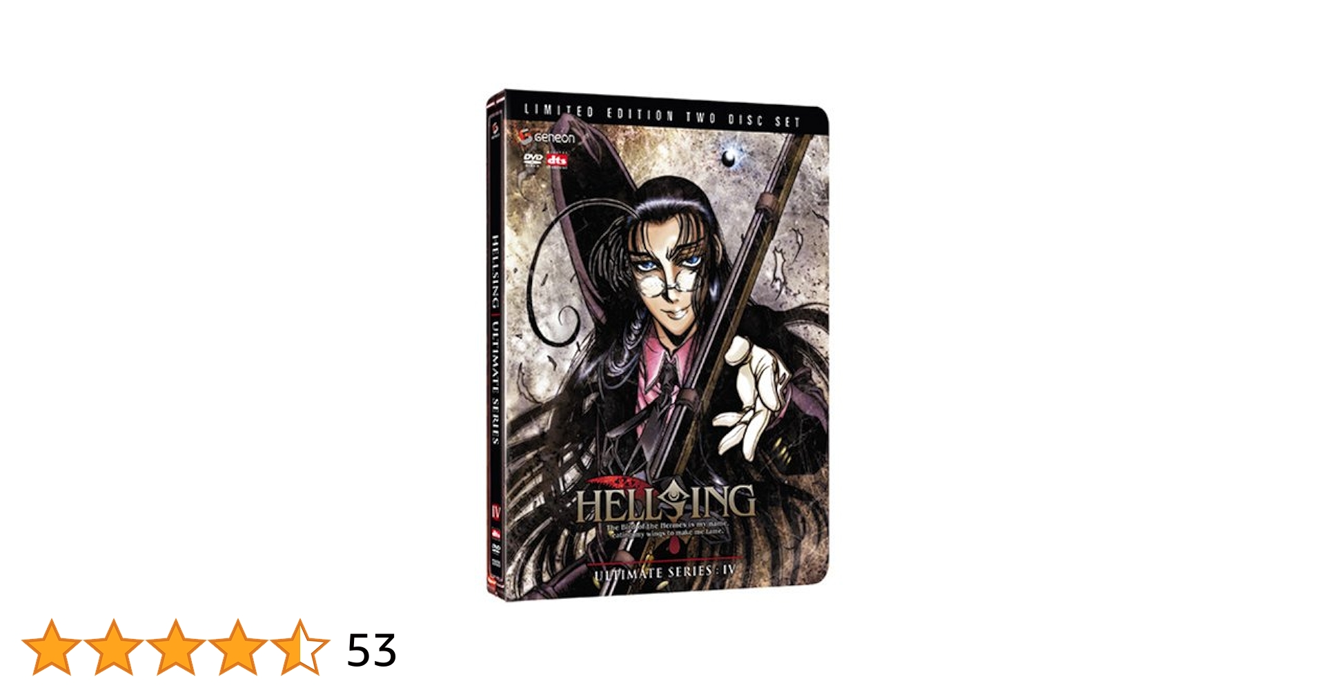 Amazon.com: Hellsing Ultimate: Volume 4 (Steelbook Packaging