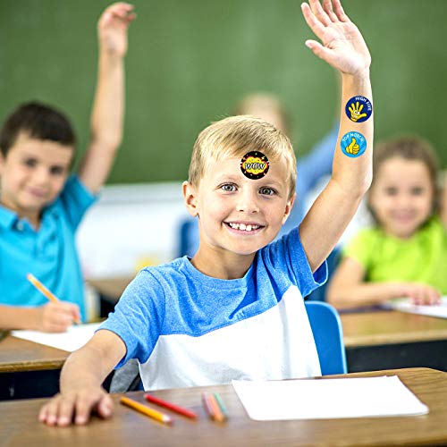 Beloningsstickers voor kinderen,1000 beloningssticker,16 verschillende ontwerpen, 1 inch schoolstickers, leuke stickers… - Image 7