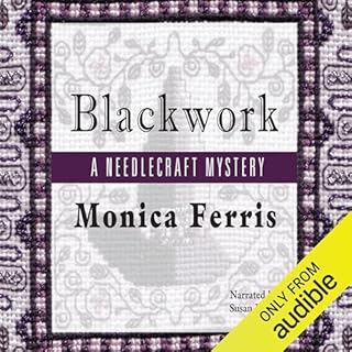 Blackwork Audiolibro Por Monica Ferris arte de portada