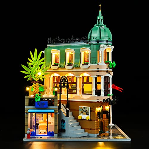 BOOVAX Beleuchtungsset für Lego Boutique Hotel 10297 - Beleuchtung Lichtset (Nur Beleuchtung) (Classic Licht) – Bild 4