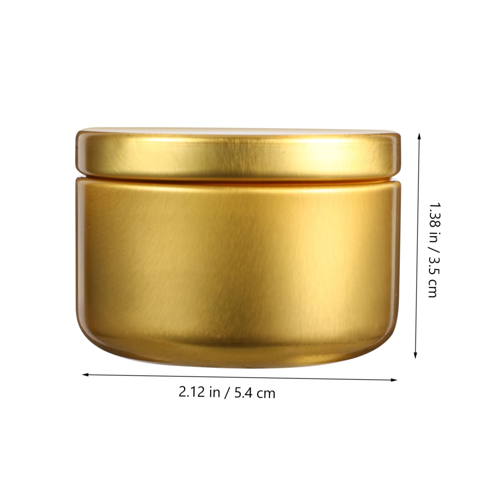 BEBEMOKO Bulk Candle Jars Thick Tin Containers Lids for Diy Candles Craft Supplies Storage