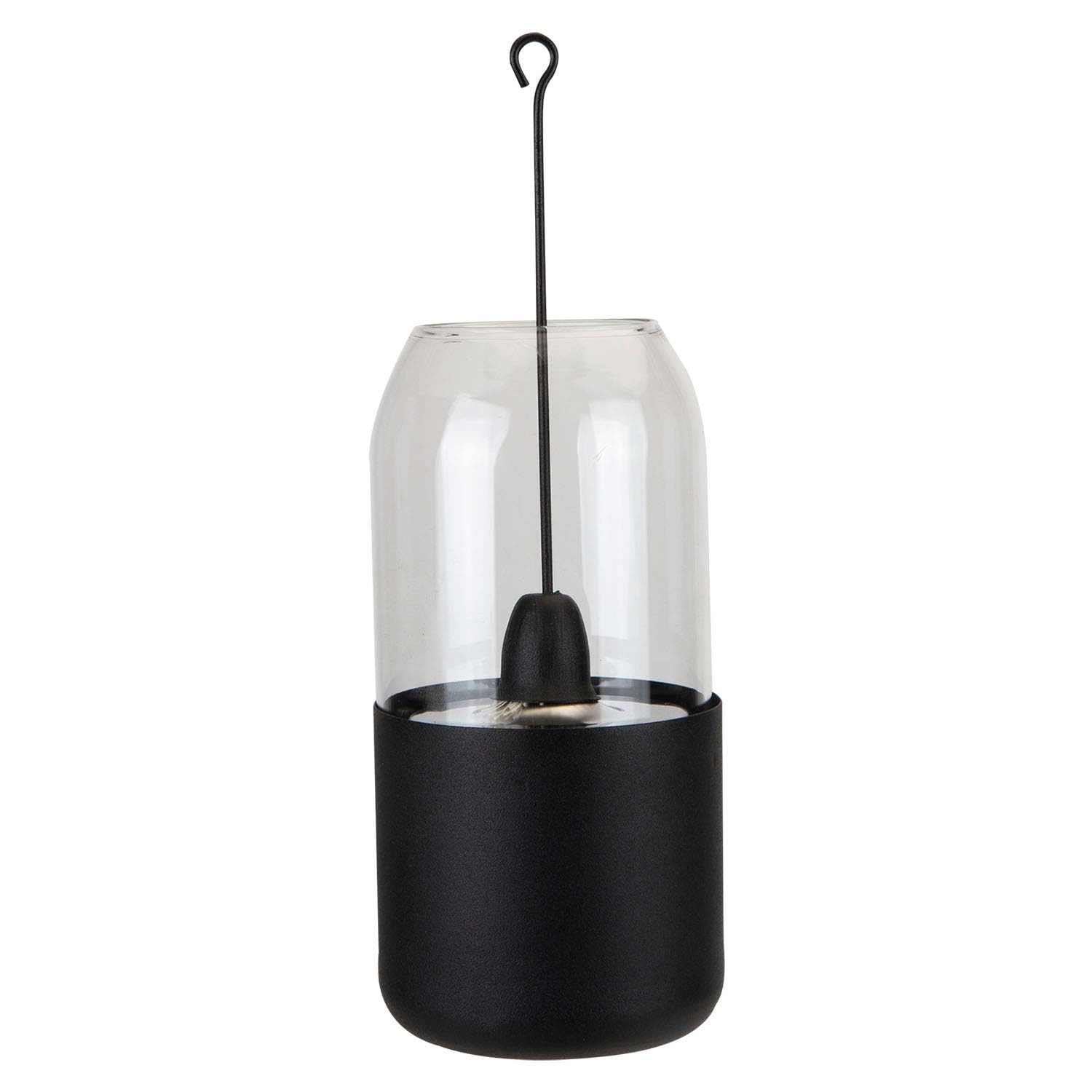 Vfm E-Store Black - Tabletop Fireplace Heater Bioethanol Portable Light - Camping, Travel Holiday Accessories For Summer - 8Cm X 18Cm X 1
