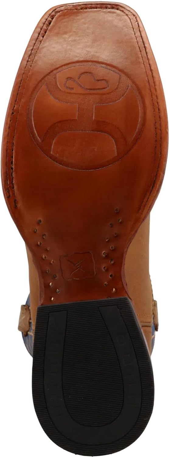 Twisted X Men's 12" WS Toe Hooey Boot - Western Pull-on Boots