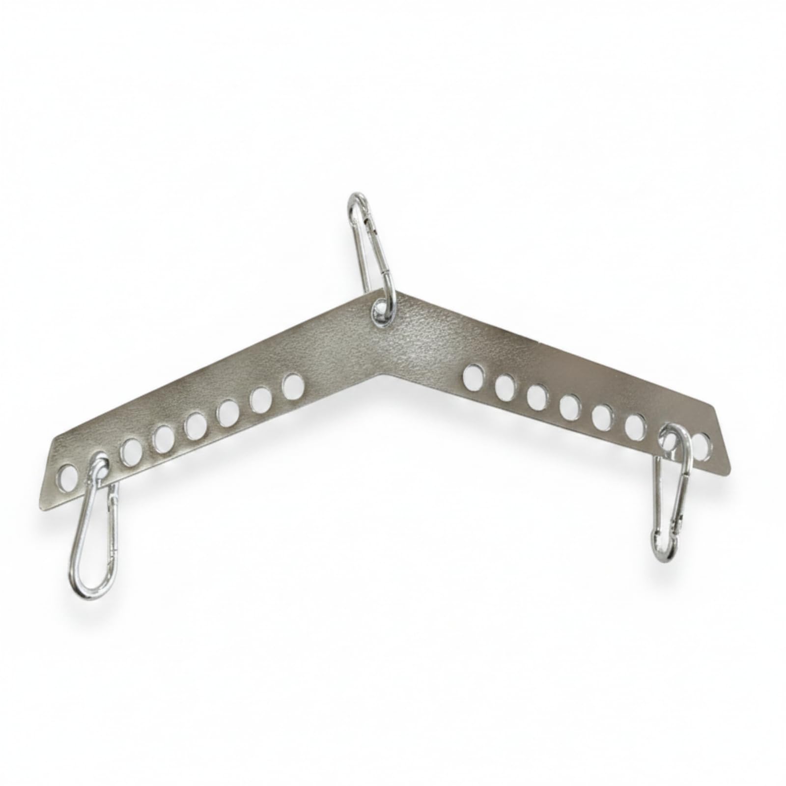 perfeclan Entrenador de Espalda Ajustable Barra de Jalón Lat Barra Perforada Accesorio de Cable Gimnasio Metal Angulado para Ejercicios de Espalda y Brazos