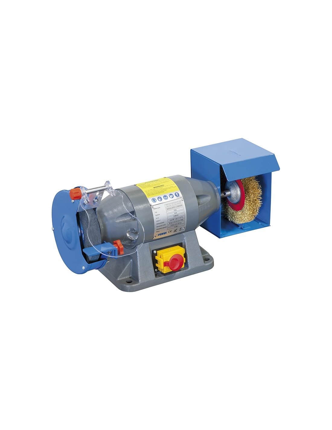 Fervi Smerigliatrice Combinata Professionale 0553 - Angolato Blu
