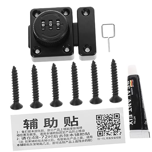 Holibanna Keyless Combination Lock for Cabinet Doors Durable File Cabinet Lock Easy Password Reset Multi Purpose Security for Cabinets and Lockers Model