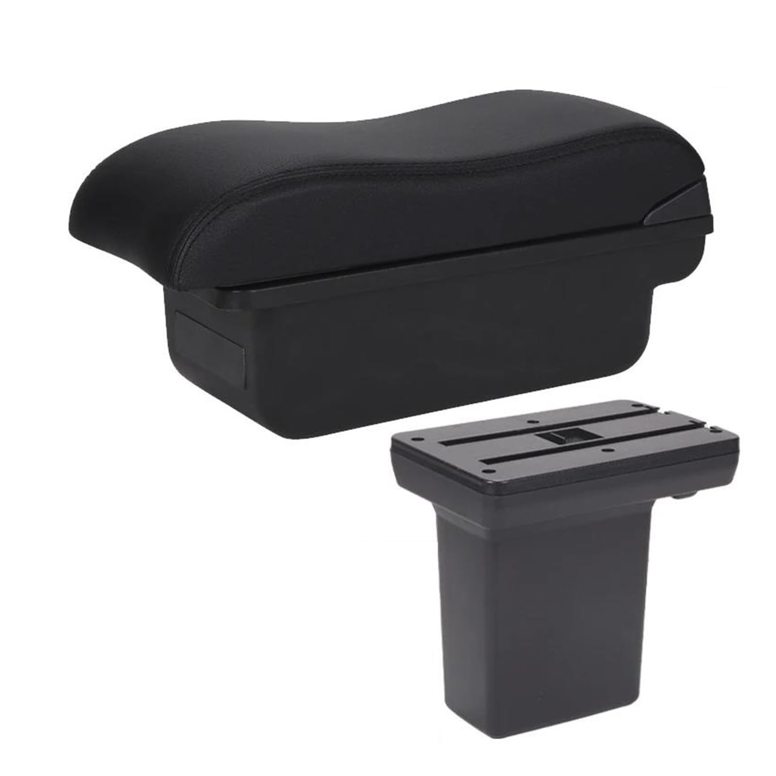 REOKIP For Opel For Mokka 2025 Car Armrest Box Center Console Storage Box Car Arm Rest Box(C2 Black line NO USB)