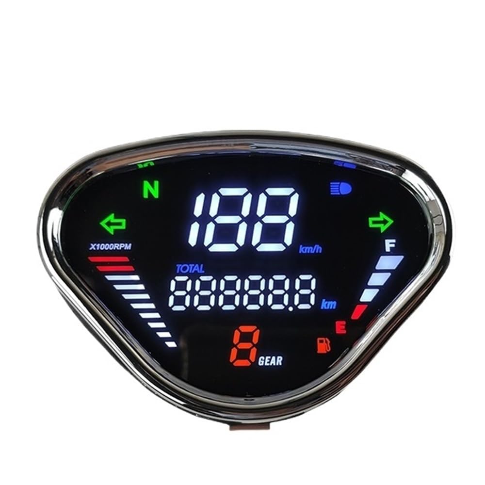 Moto Meter 12V Assemblea Dello Strumento Display LCD Tachimetro Digitale Contagiri Per DAX 70 Per CT50 Per CT70 Contagiri Moto