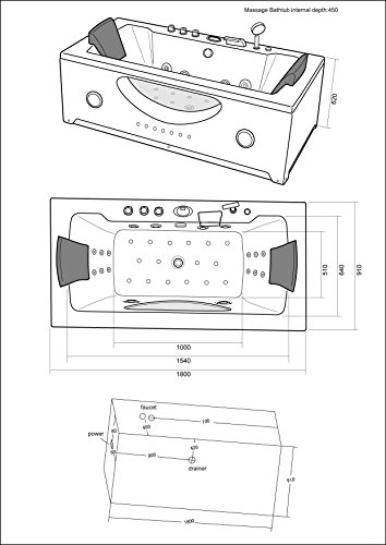 GRAFICA-MARO-SRL-Spa-con-hidromasaje-180-x-90-cm-Modelo-Banera-Armonia-esquina-del-bano-con-cromoterapia-Nuevo-2-personas-para