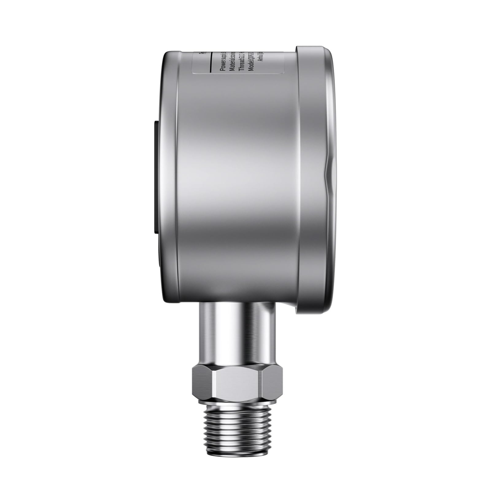 Digitales Manometer, Edelstahl-Manometer G1-2 Flüssigkeitsmessgeräte Wasserzähler(0-40Mpa)