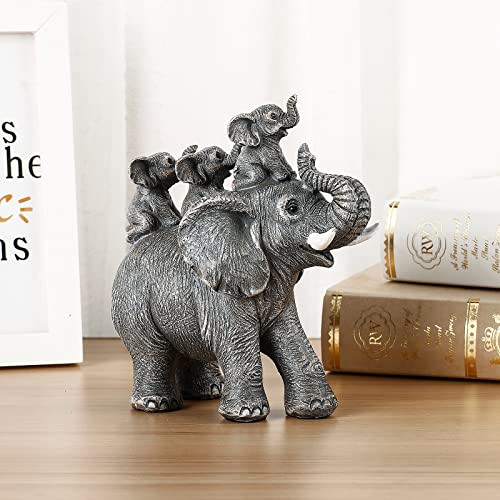 Estatua de elefante decorativa para hogar miniatura 5
