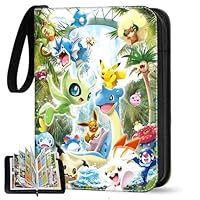 Sammelalbum für Karten, 50 Seiten 400 Karten Kapazität Sammelkarten Album Sammelmappe Karten Ordner Heft, Karten-Kollektion Sammelheft, Geschenk für Kinder