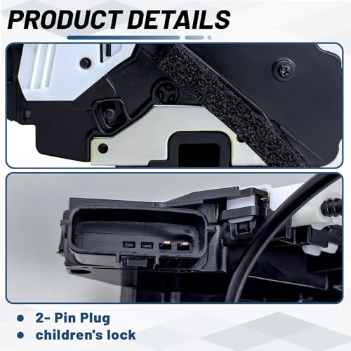 Image of KELOKE Door Latch Lock Actuator,for Infiniti & Nissan, Rear Left | QX56 2011-2013, QX80 2014-2019; Armada 2017-2020, Driver Side, Replace# 82501-1LA0A