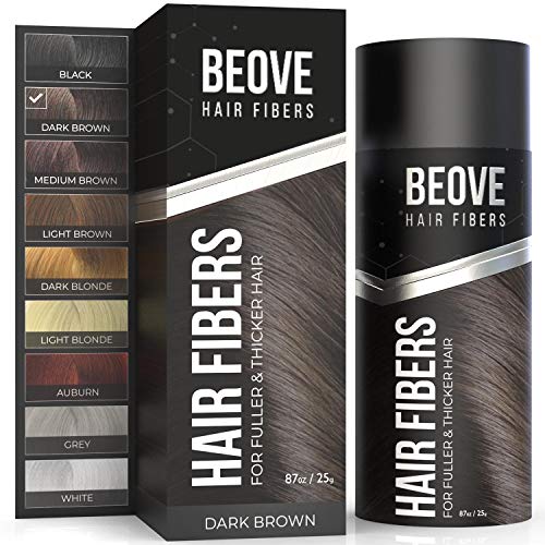 Hair Fibers for Men & Women (0.88 Ounce (Pack of 1), Dark Brown 2)