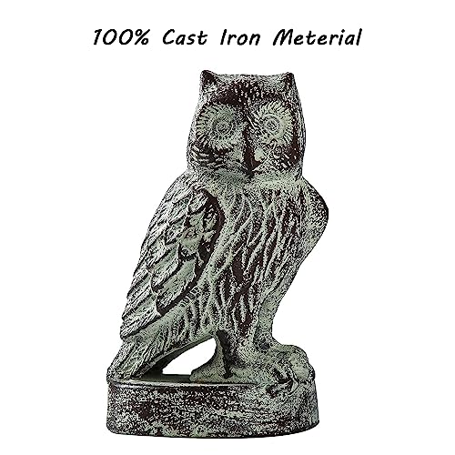 Cast Iron Owl Door Stop Decorative Door Stops Rustic Vintage Metal Heavy Duty Door Stopper Floor Decorative Doorstops For Bottom Of Door #TOP2